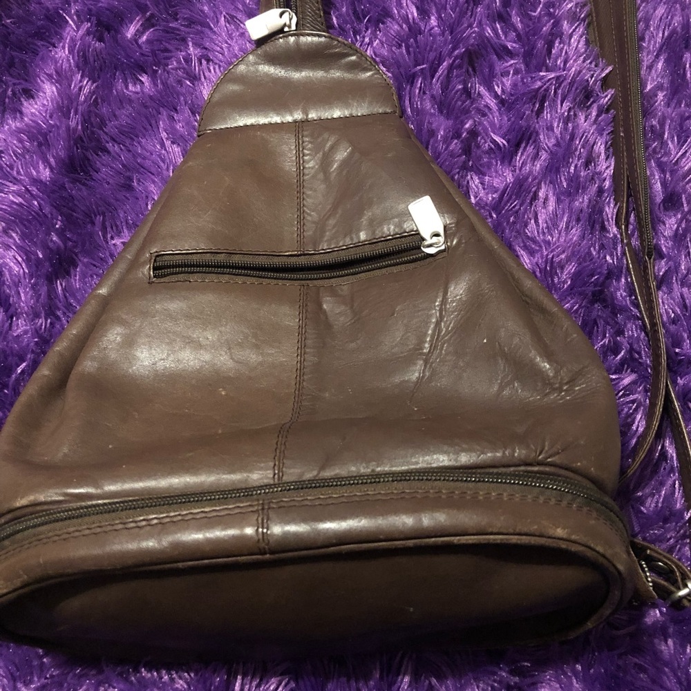 Cute brown backpack!
